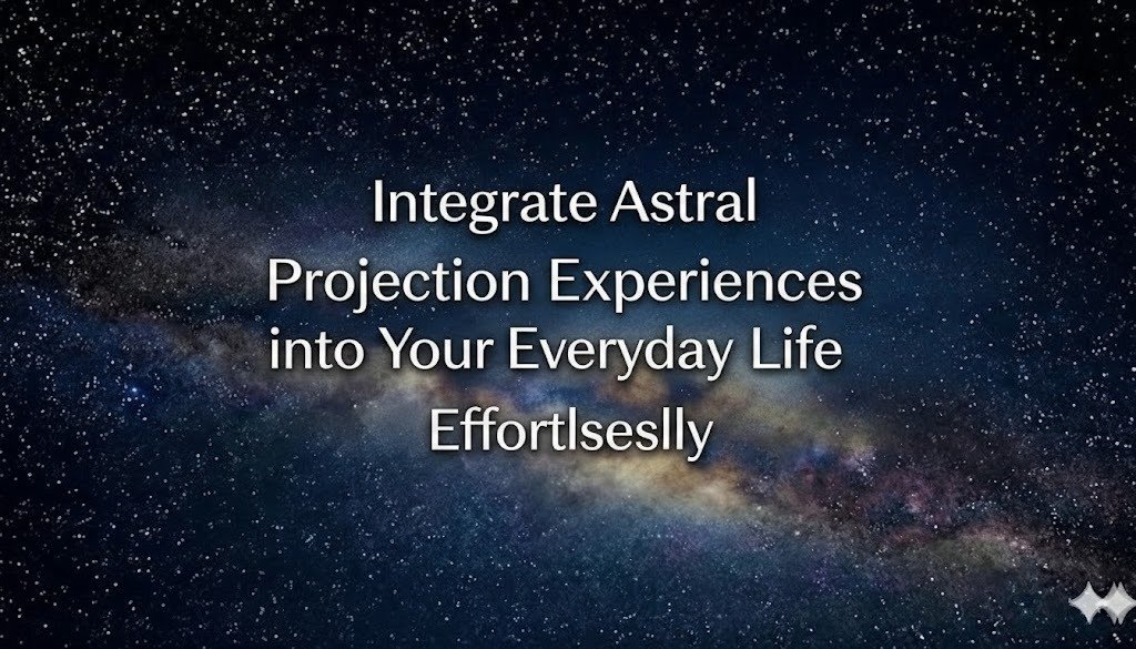 Integrate Astral Projection Experiences into Your Everyday Life Effortlessly