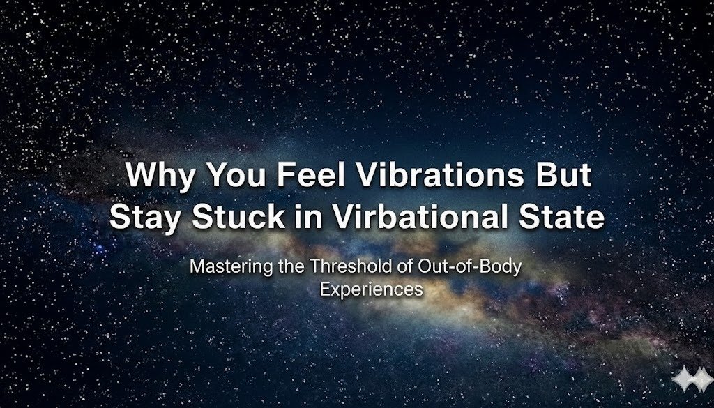 Why You Feel Vibrations But Stay Stuck in Vibrational State